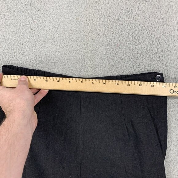 VTG 90s AKC 3pc Pant Set Womens Small Black Blue Linen Blend Floral Casual-Suit - Picture 3 of 16